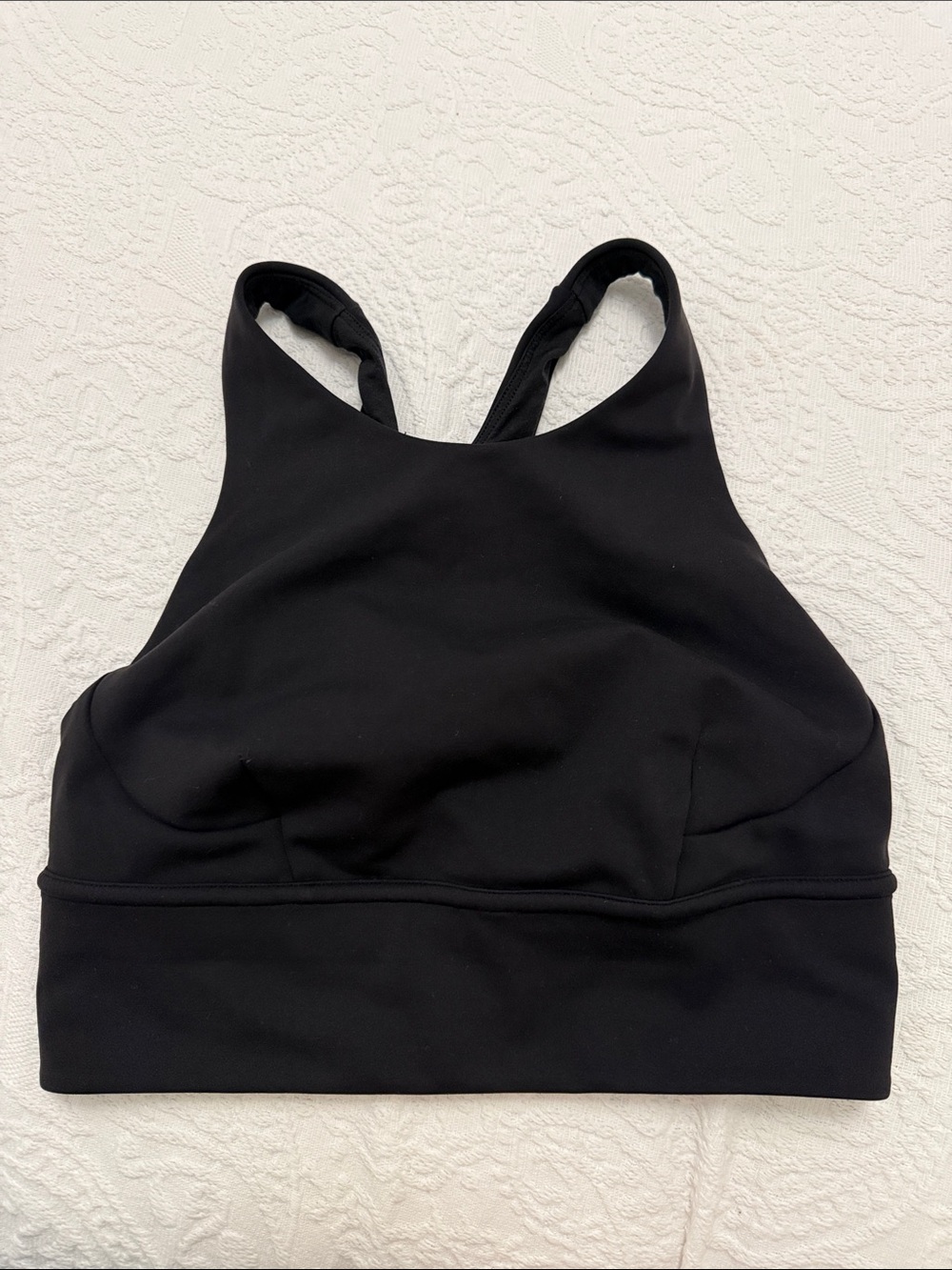 Lululemon Black High-Neck Sports Bralette